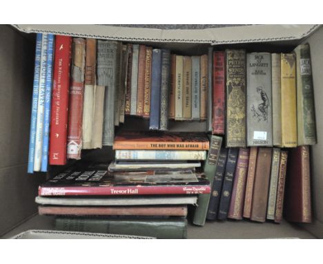 An assortment of vintage books, including Peter Pan, Tom Sawyer and Huckleberry Finn by Mark Twain, observer books and more