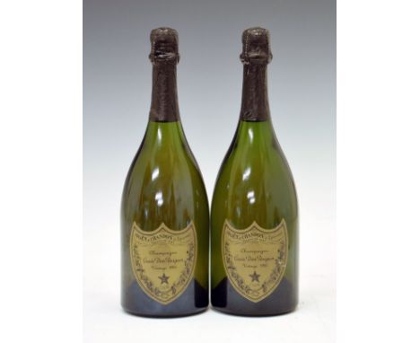 Dom Pérignon Vintage 1983 Champagne, two bottles (2) Condition: Seals in good order, levels good, some scuffs and marks to la