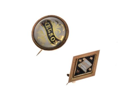 Fraternity pin for Delta Kappa Epsilon, of lozenge shaped, 2.1cm long, this was a National Fraternity founded in 1844 at Yale