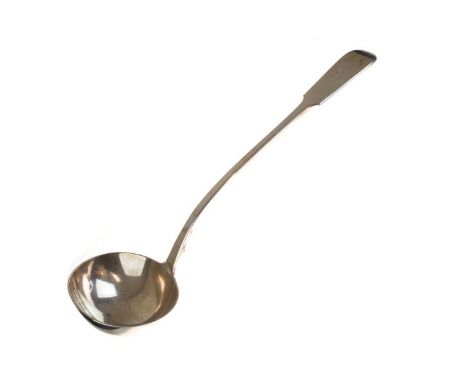 Victorian Fiddle pattern punch ladle, makers mark indistinct but probably Joseph, Albert Horace & Ethelbert Savory, London 18