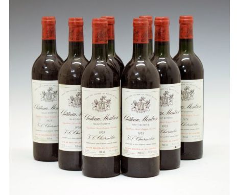 Château Montrose 1978 Saint-Estephe, eight bottles (8) Condition: Levels and seals good, light scuffing to labels - **General
