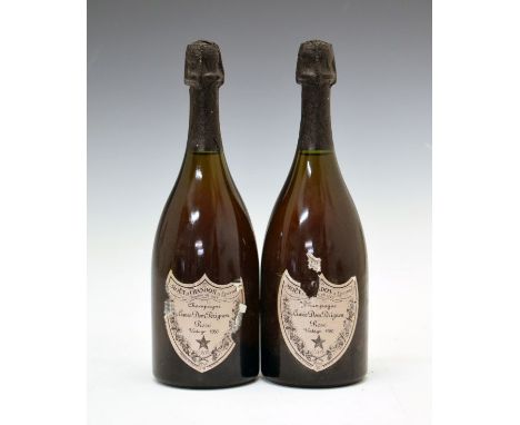 Dom Pérignon Rosé Vintage 1980 Champagne, two bottles (2) Condition: Seals in good order, levels good, some scuffs and marks 