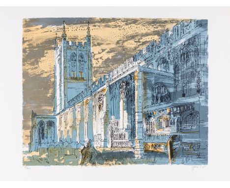 δ John Piper (1903-1992)Long Medford Church (Levinson 336)Lithograph printed in colours, 1982, signed in pencil, numbered fro
