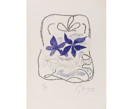 δ Georges Braque (1882-1963)Untitled from Lettera Amorosa (See Vallier 187)Lithograph printed in colours, 1963, signed in pen