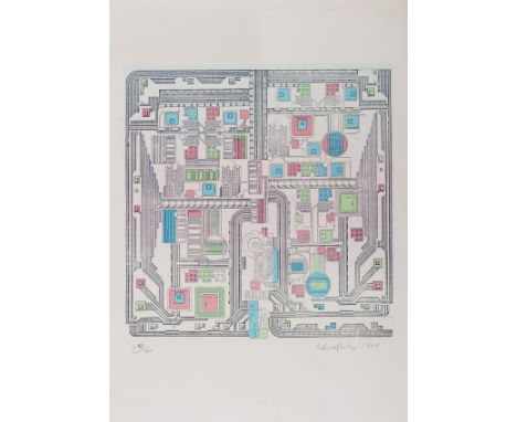 δ Eduardo Paolozzi (1924-2005)UntitledLithograph printed in colours, 1978, signed, dated and numbered from the edition of 300