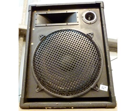 PORTABLE SPEAKER. Large floor standing portable speaker, 70 x 50 x 50 cm