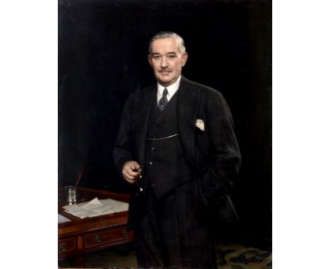 Harold Knight, a portrait of H J Mitchell, Esq President of Imperial Chemical Industries Limited (ICI) 9th January 1936 to 1s