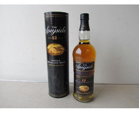 The Speyside Single Highland Malt Scotch Whiskey ages 12 years, 70cl, boxed