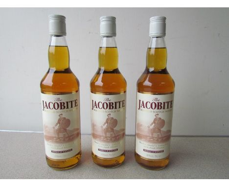 The Jacobite blended Scotch whisky x 3, 70cl