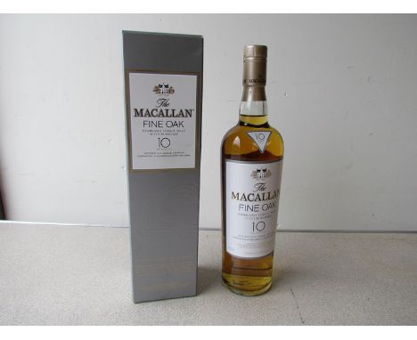 The Macallan Fine Oak Highland Single Malt Scotch Whisky, 10 years old, in box, 700ml