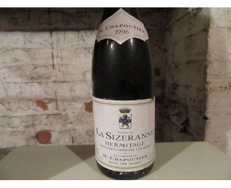 1996 M. Chapoutier La Sizeranne, Hermitage, 9 bottles