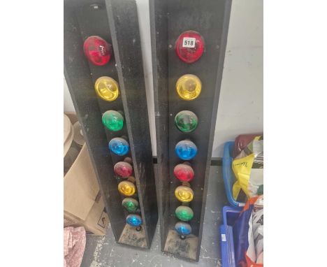 Two disco light units.