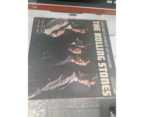 Records. The Rolling Stones, 5 LPs including early pressings. 