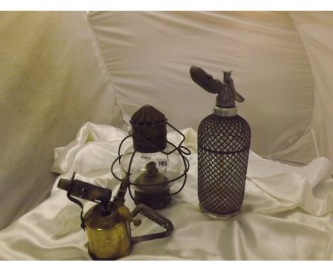 MIXED LOT BLOWTORCH, SODA STREAM & EXTERIOR LAMP EST [£10- £25]
