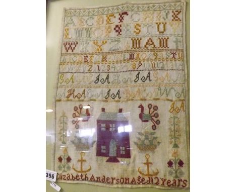 FRAMED TAPESTRY SAMPLER EST [£20- £30]