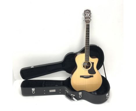  Eastman model AC422CE acoustic/electric guitar, serial no. 13856254, with rosewood back and sides and spruce top, CITES No. 