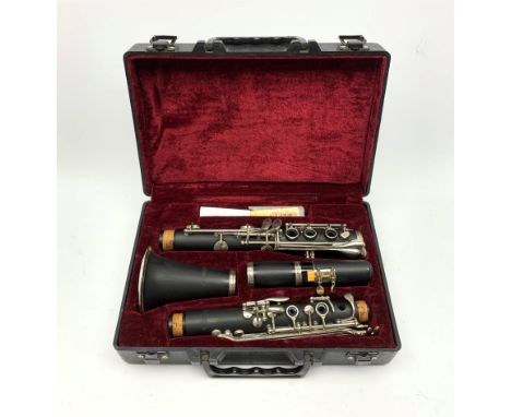 Blessing four-piece clarinet, serial no.C679, in fitted hard carrying case - Condition Report 