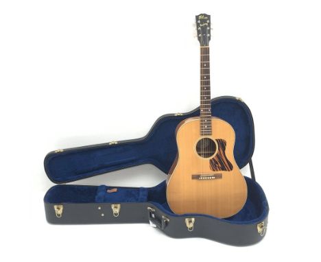  Gibson Acoustic USA model J-35 guitar with mahogany back and sides and spruce top, serial no. 11793018, L104cm, in Gibson ha