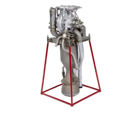 Toys for Boys: An OKB-2 (ISAYEV V-751) liquid fuel second stage rocket engine mounted on stand  late 1950’s 104cm high  Desig