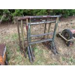 Quantity metal trestles