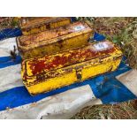 Caterpillar tool box and contents