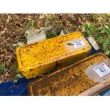 Caterpillar tool box and contents