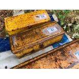 Caterpillar tool box and contents