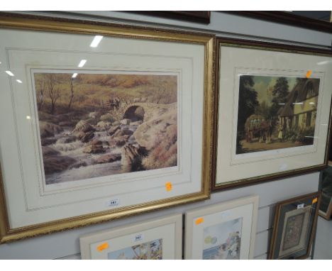 Two vintage limited run prints after Ron Mosley