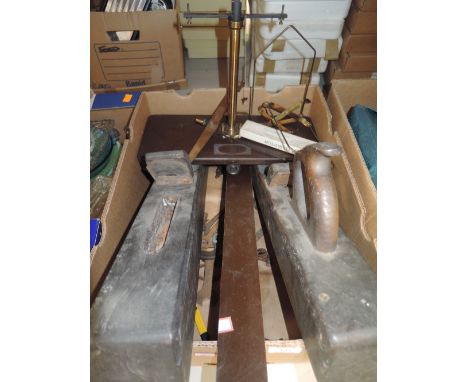 A selection of vintage garage and woodworking tools