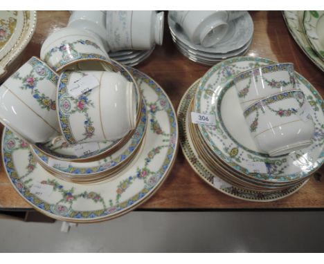 A selection of vintage ceramics including Mintons