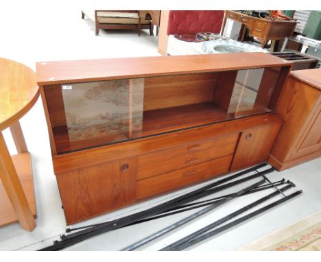 A vintage ladderax style sideboard and display unit