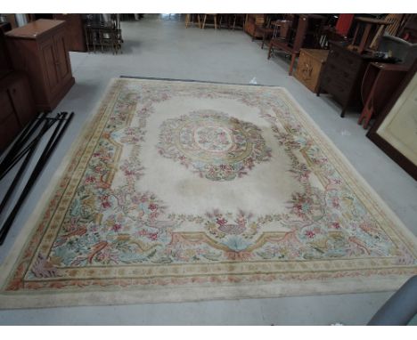 A large vintage carpet square