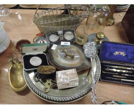 A selection of vintage curios and trinkets