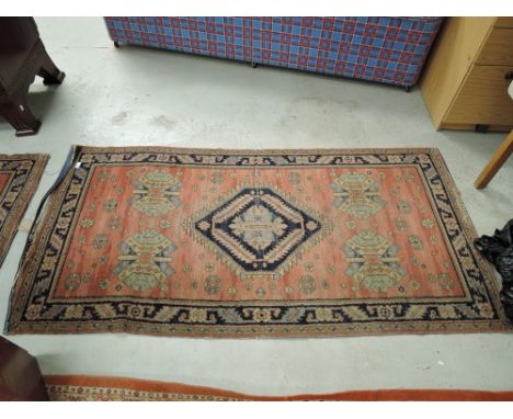 Two vintage Kazak style rugs