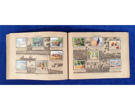 Cigarette cards, Germany, 'Deutsche Kolonien' (German Colonies), a complete set of 270 cards laid down in presentation album,