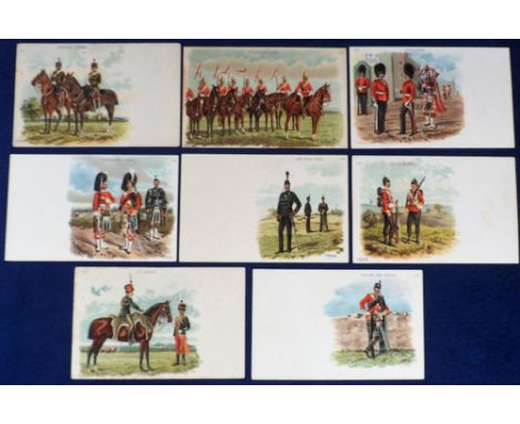 Postcards, Military, a good selection of 8 early military cards (undivided backs) mainly illustrated by F O'Beirne and publis