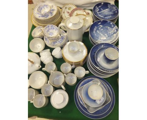 A collection of Danish, Continental and other porcelain to include Bing & Grondhal cup and saucer, Royal Copenhagen cup and s