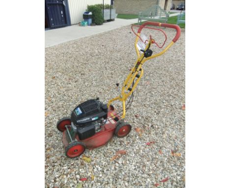A Klippo petrol driven lawn mower with Honda GCV135 4.5 engine