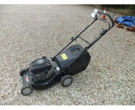 A Lawn-King petrol driven lawn mower with SV40 150cc engine