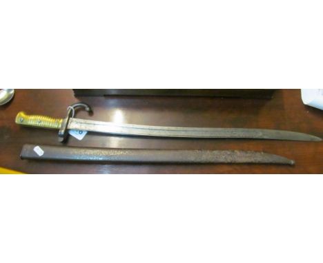 A vintage sword in scabbard