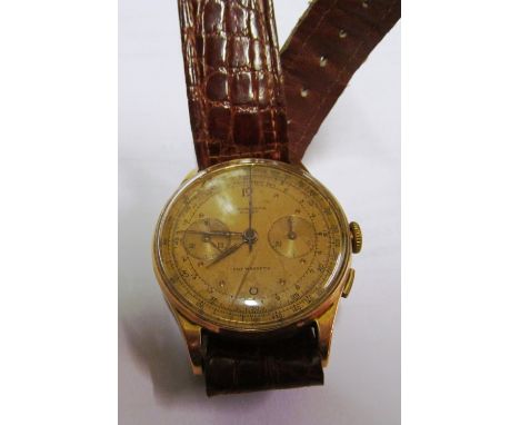 A Suisse Chronographe gent's watch Antimagnetic with seconds and date dialswinds, goes, chronograph needs attention as goes f