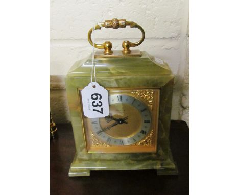 An onyx clock