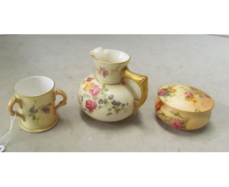Three items Royal Worcester