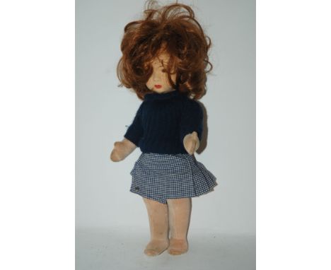 A Chad Valley felt doll, collection of Teddy bears and soft toys including talking Basil Brush Condition Report: Available up