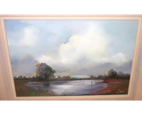SIX VARIOUS PICTURES comprising;JAN BATES, GEORGE NEIL,GILLIAN GOODHEIR ,JOHN FISHER, cattle oil and a print (6) Condition Re