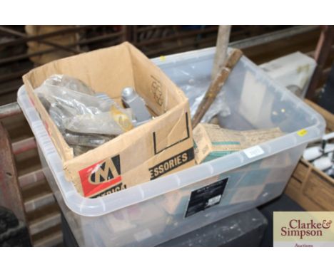 A box of hand tools