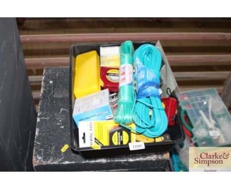 A box of various sundry tools