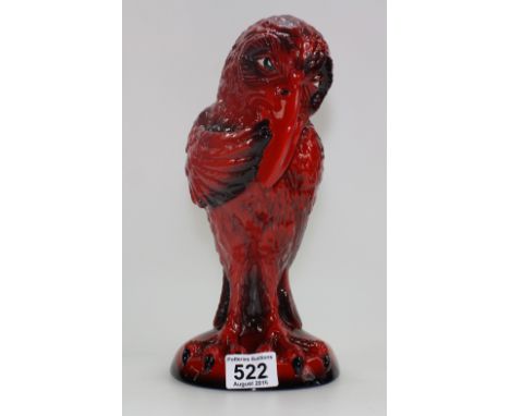 Peggy Davies Ruby Fusion figure of a Grotesque Bird The whisperer, limited edition 