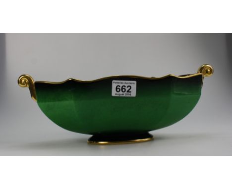 Carltonware vert royale two handled dish length 35cm 