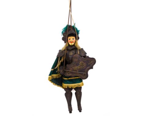 Sicilian puppet, XX Century, Rinaldo. H cm 70.